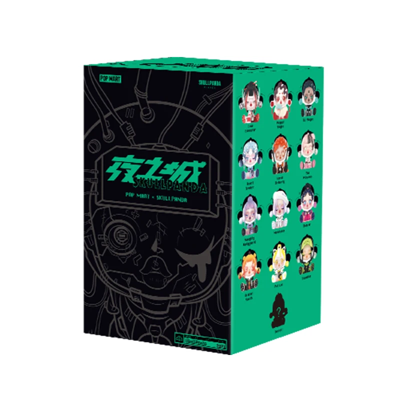 thumbnail image 1 of POP MART Skullpanda City of Night Series Blind Box Toys Kawaii Anime Action Figure Caixa Caja Mystery Box Dolls Girls Gift, 1 of 5