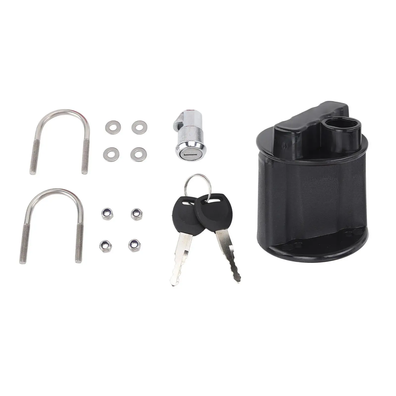 Oil Tank Bracket Lock Prevent Leakage Anti Theft Rustproof for 3l 5L Motorcycle Offroad Vehicle Tank