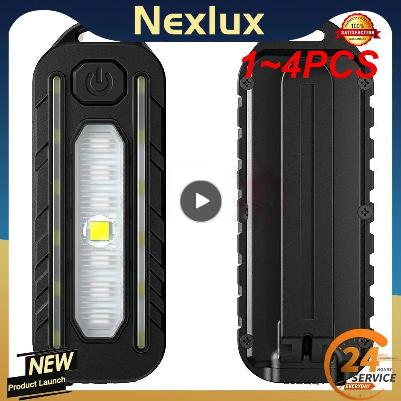 

Фонарик светодиодный карманный с зарядкой от USB, 1-4 шт.