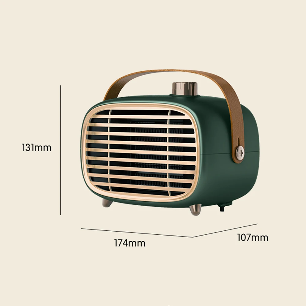 Home PTC Fan Heater 700W High Power Electric Heater Ceramic Fast Heating Winter Portable Warmer for Bedroom Office 6