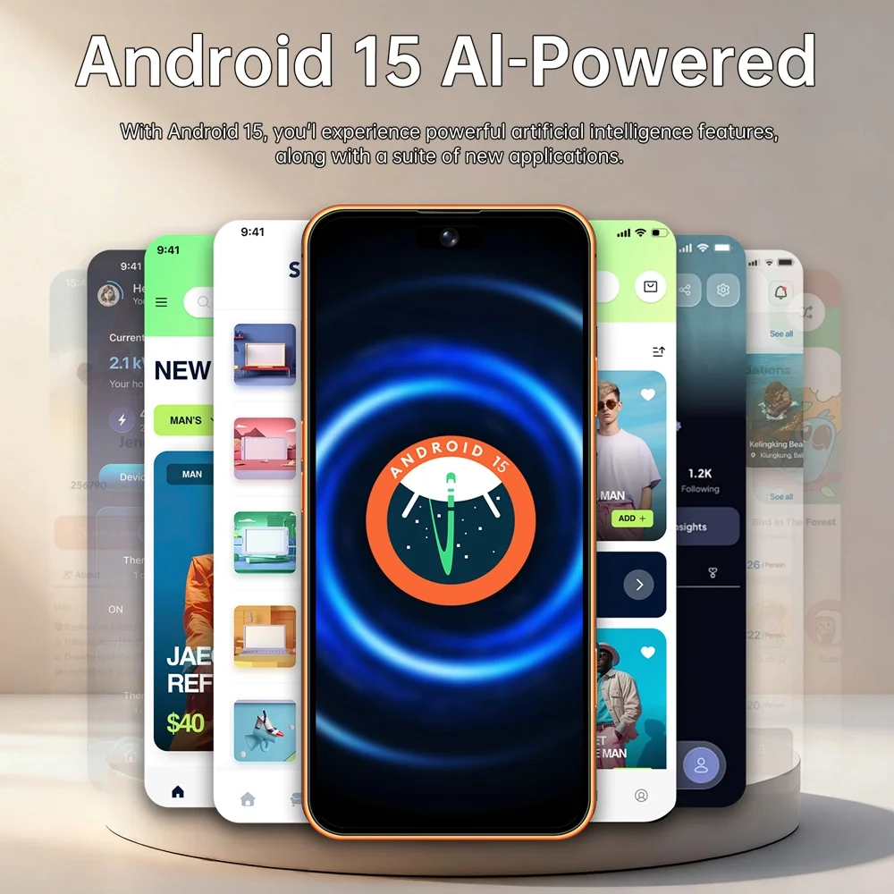 K-Touch NEW Mobile Phones M18 Pro Max Smartphone Android 7.3HD Cell Phone 22G+2TB 16+48MP Camera 5G Dual Sim 7800mAh Face Unlocked Global Version Cellphones