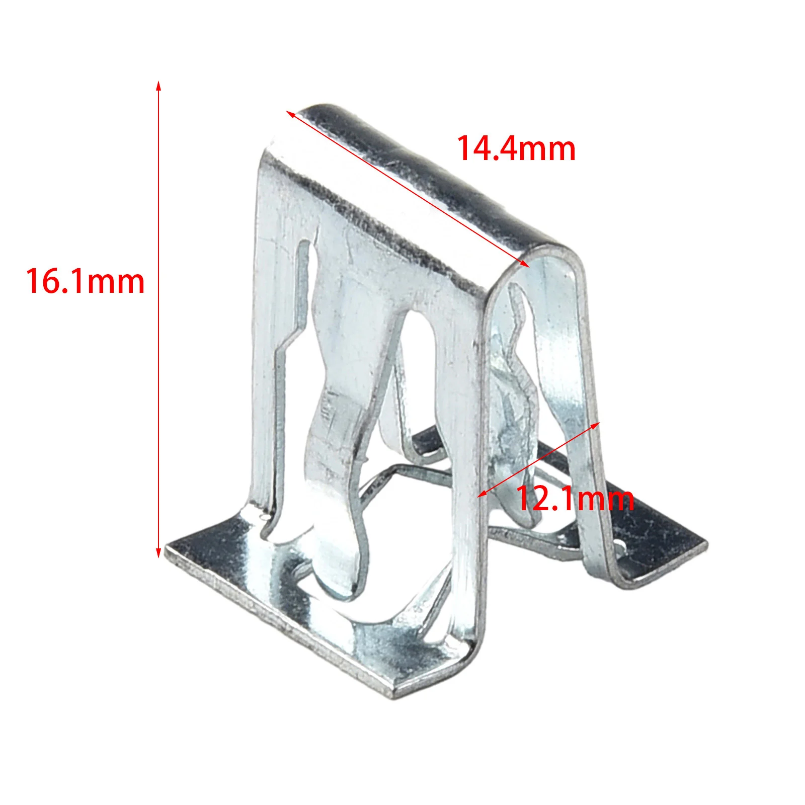 

Brand New Car Retainer Clip Metal Clips Wires Fixing 10Pcs Auto Parts Car Dashboards Silver Car Interior Parts