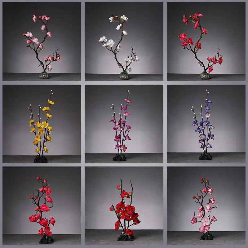 새로운 중국 스타일 호텔 레스토랑 장식 가짜 꽃 시뮬레이션 접시 장식 바베큐 ..