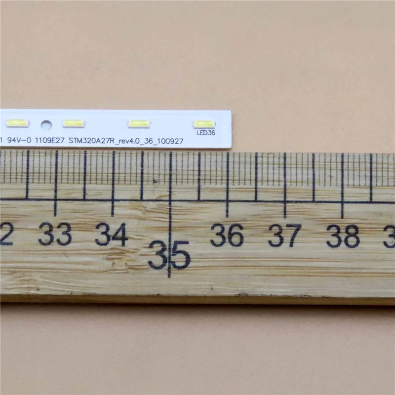 파나소닉용 LED 백라이트 스트립, TC-L32X30A TC-L32X30B TC-L32X35L TC-L32X5A 바, STM320A27L/STM320A27R_rev4.0_36 플랭크, 2 개