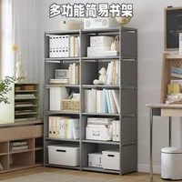 Multi-Layer Bookshelf Easy Assembly Bookcase Living Room Book Shelf Study Room Bedroom Storage Shelf Sundries Toys Cabinet 2