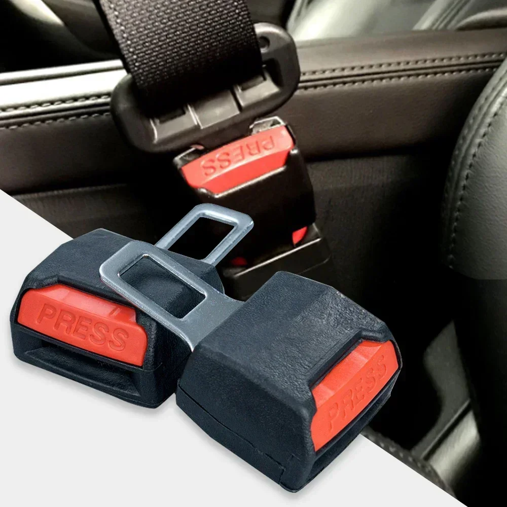 Car Seat Belt Clip Extension Plug Car Safety Seat Lock Buckle Seatbelt Clip Extender Converter Accessories