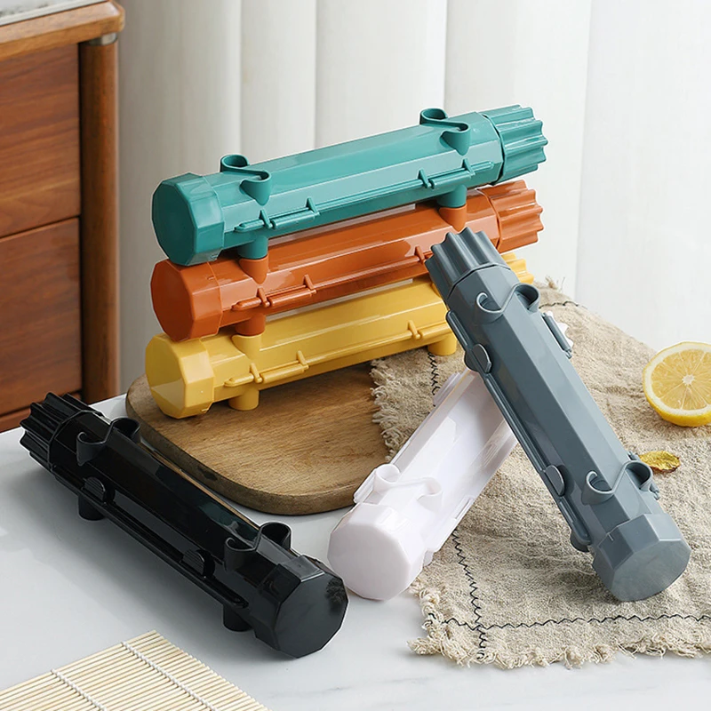 Easy Sushi Maker Striped Sushi Mold Gimbap Making Machine Kitchen Supplies Laver-Wrappedrice Rice Roll Kimbob Making Tool Set