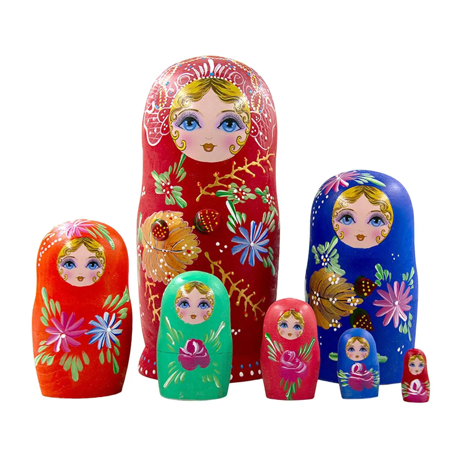 

7x ручная роспись, куклы-матрешки, коллекционные куклы для домашнего декора