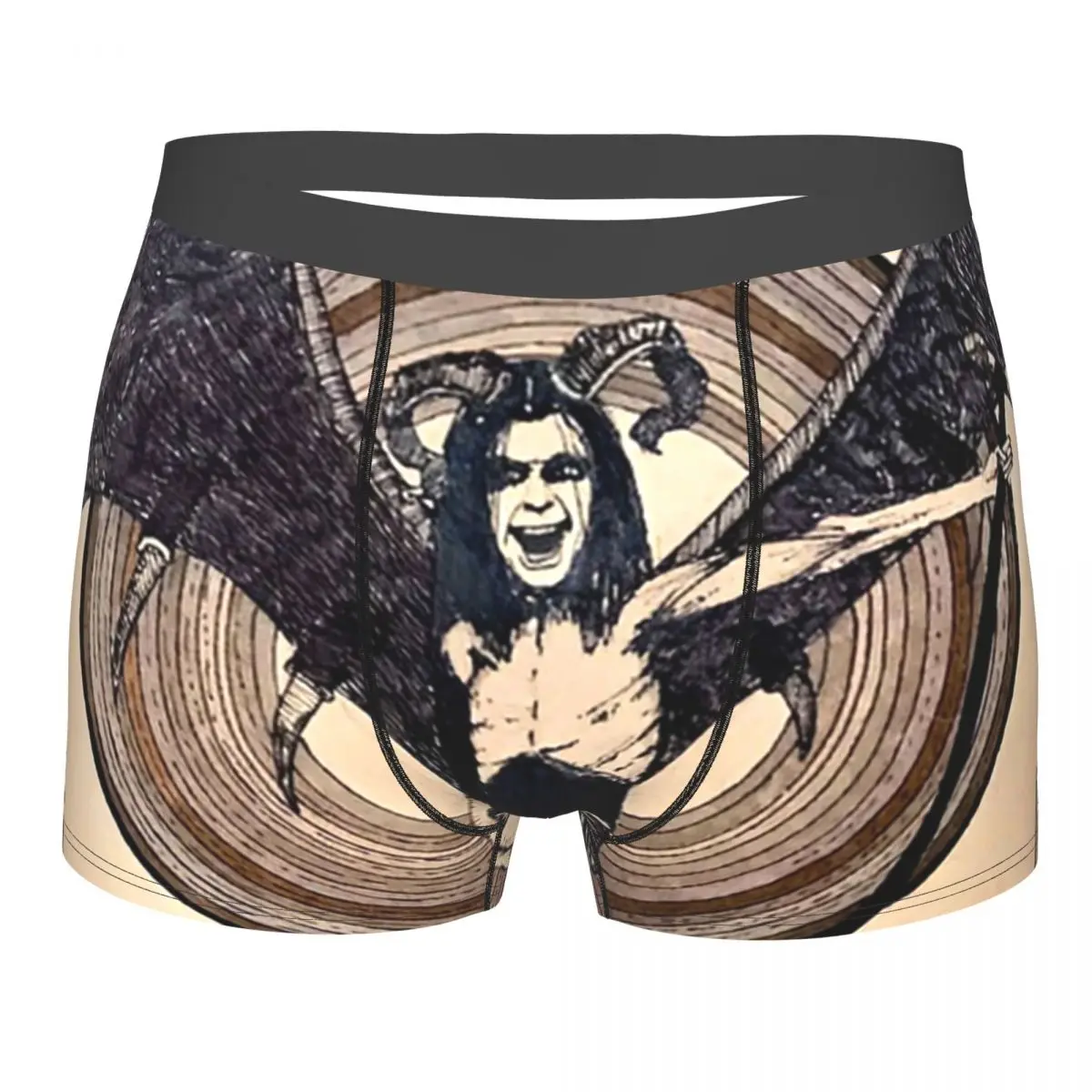 The Devil Card Ozzy Osbourne, Classic Rock Tarot Card Underpants Breathbale Panties Male Underwear Print Shorts Boxer Briefs ozzy osbourne diary of a madman