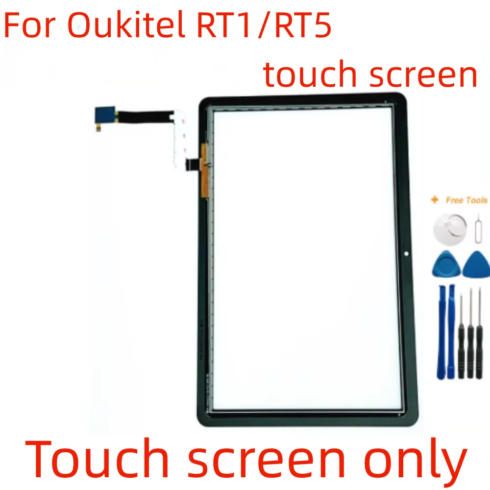 10.1-inch Oukitel RT1 and RT5 three proof tablet glass touch screen digitizer touch panel component replacement