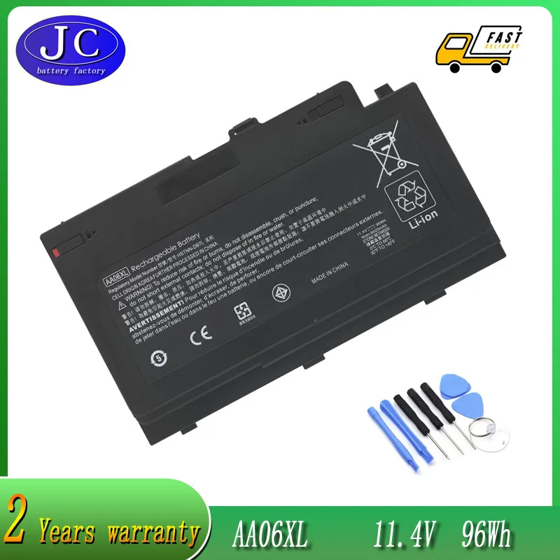JCLJF AA06XL Laptop Battery For HP ZBook 17 G4 G4-1RQ78EA G4-Y3J82AV HSTNN-DB7L C86C AA06096XL 852527-222 852711-850