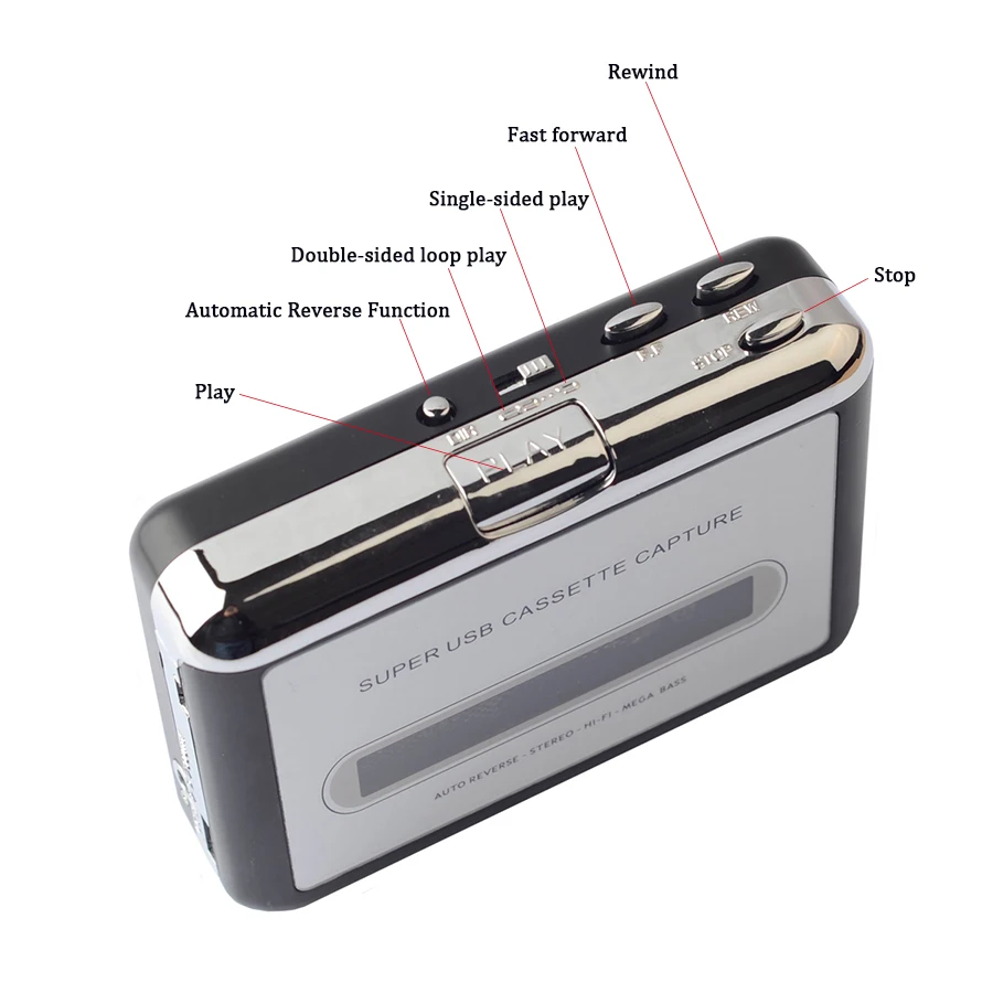 Cassette Player Usb to Mp3 Converter Audio Recorder