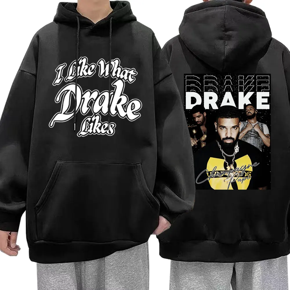 

Rapper Drake I Like What Drake Likes Hoodies Trendy Hip Hop Hoody Sweatshirt Men Women Oversized Hoodie Streetwear Pullover Male