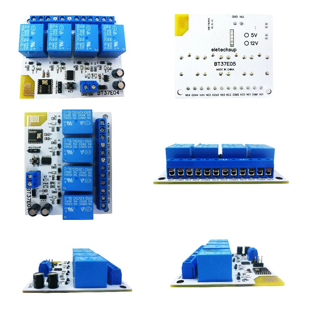Modulo Relè Ble Bluetooth 4Ch 10 Mble2 Dc 5V/Dc Bt37E04 Per Modulo Iot Per Modulo Relè Di Controllo Android Apple Ios