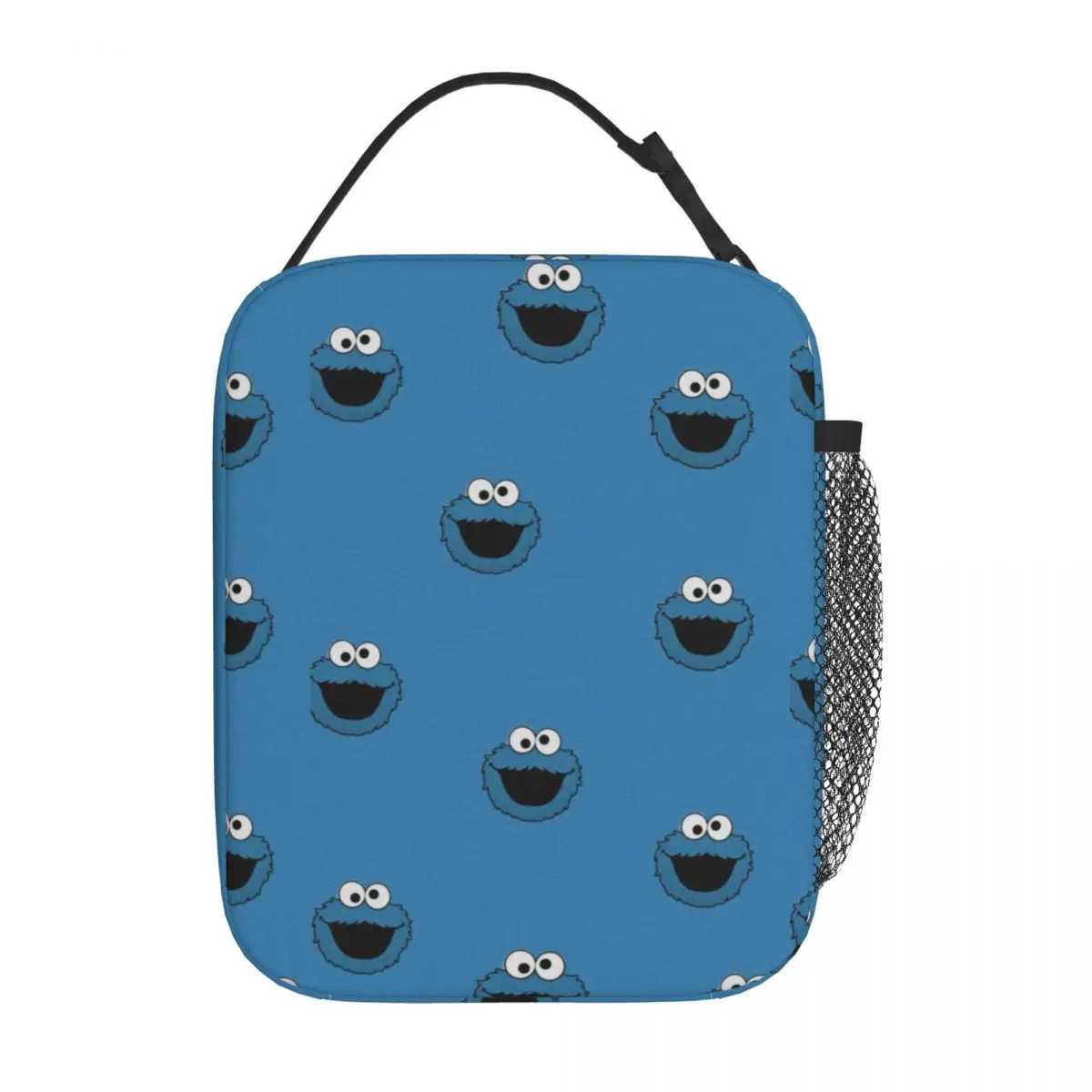 

Cookie Monster Insulated Lunch Bag Food Container Bags Portable Thermal Cooler Lunch Box For School Office
