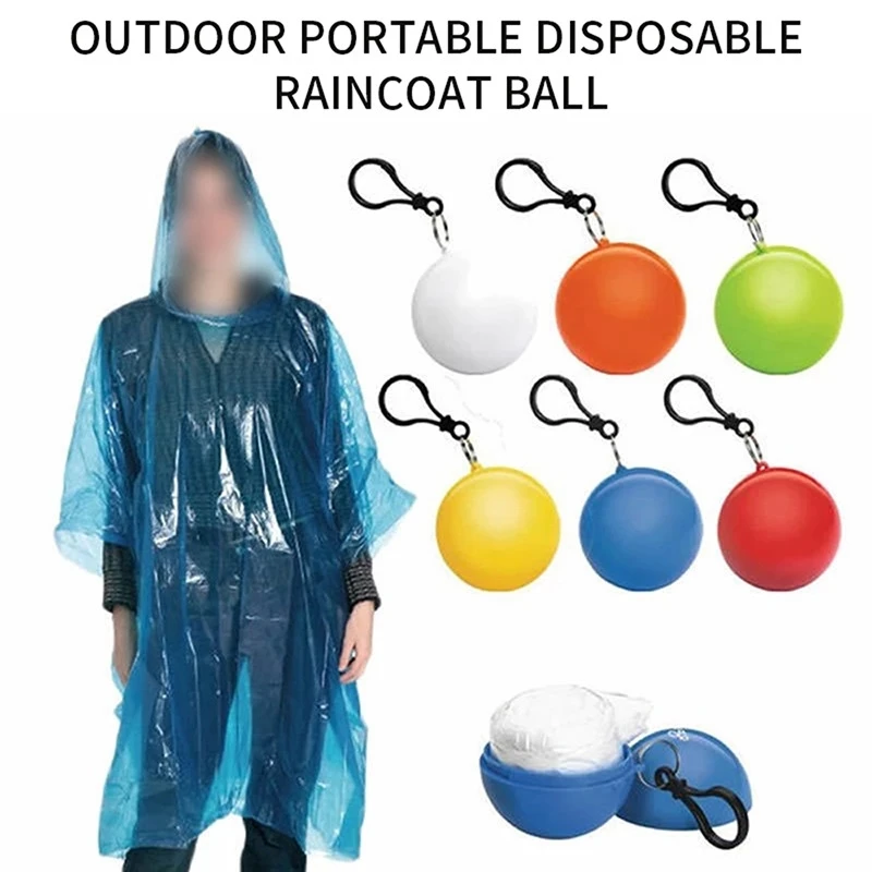 Capa De Lluvia Pack De Ponchos De Lluvia Transparentes VIVIIHOO