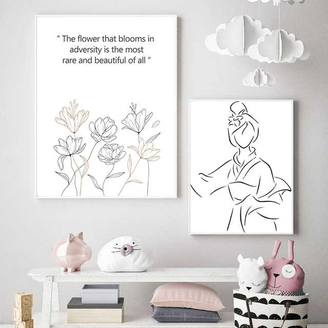 Disney Minimalist Poster Mulan