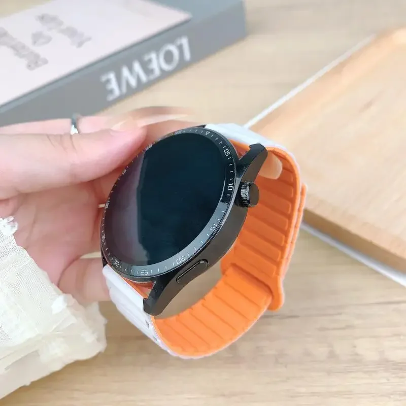 Magnetic Loop Silicone Bracelet Watch Strap - 22mm