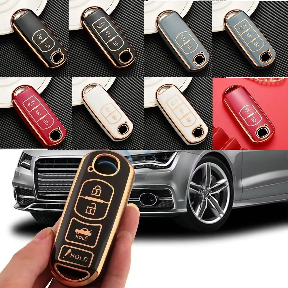 Key Protector Car Key Case Protection Holder Car Key Cover Tpu Per Mazda 2 3 5 6 Bl Bm Gj Atenza/Axela/Demio Cx-3 Cx3 Cx-5