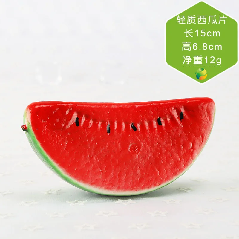 Artificial Fruits and Vegetables artificial fruits and vegetables 5pcs Simulation Watermelon Foam Fruit Model For Decoration Cross-border Photography Props Home Window Display