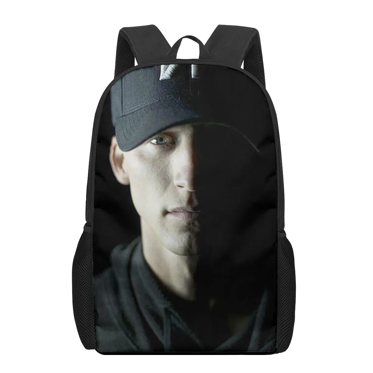 Rapper NF 3D Print School Backpack for Boys Girls Teenager Kids Book Bag Casual Shoulder Bags 16Inch Satchel Mochila