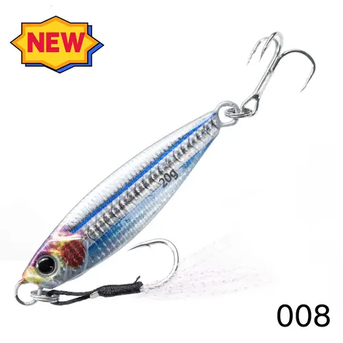 Hunthouse Metal Jig Fishing Lure Sinking Slow Jigging 7g-80g Casting Hard Bait Saltwater Artificial Pike SeaBass Fish Tackle - Image 10