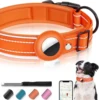 Reflective AirTag Dog Collar, Heavy Duty Dog Collar with Adjustable AirTag Holder Case Accessories for Small Medium Large Dogs 6