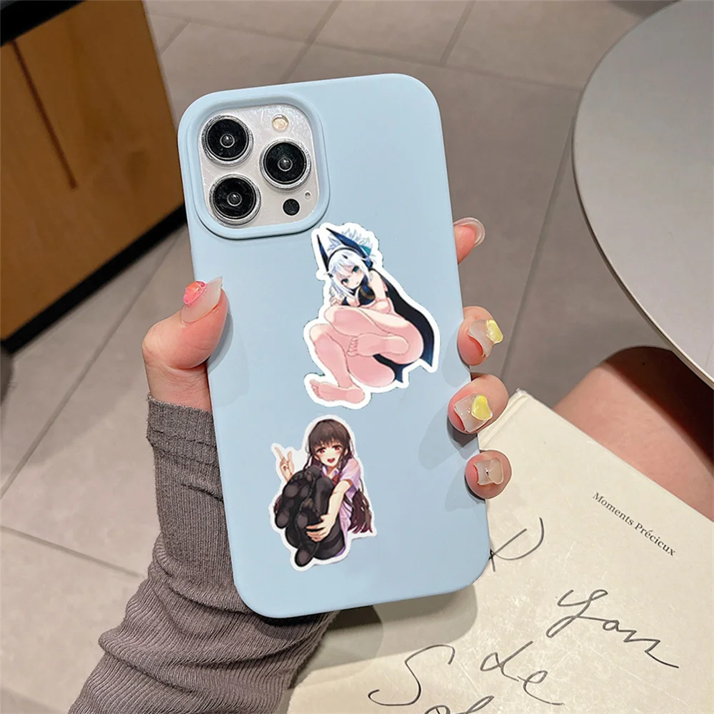 10/30/50/100PCS Hentai Waifu Stickers,Sexy Anime Girl Stickers for Adults, Waterproof Decals for Water Bottles Laptop Skateboard 5