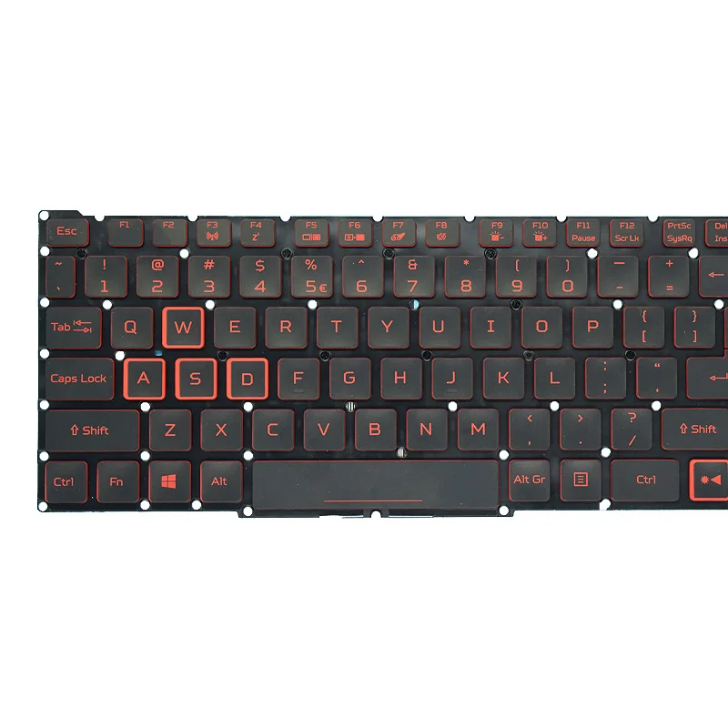 Teclado para Notebook Russo dos Eua Luz de Fundo para Acer Nitro An51554 An51543 An515-44 An517-51 An517-52 An517-54 N18c3 N18c4 - Imagem 6