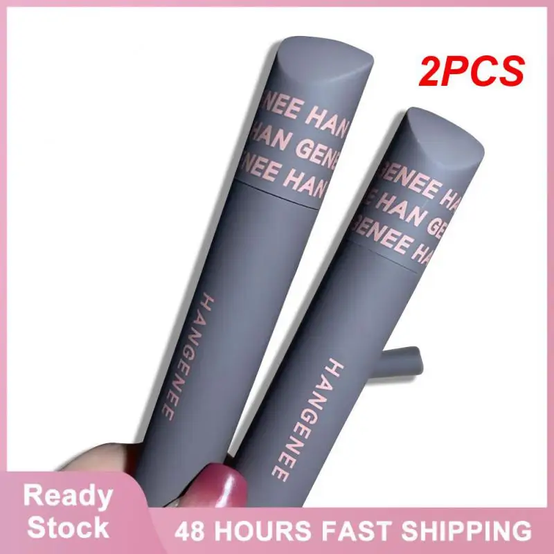 

2PCS Long Lasting Lipstick Moist Matte Lip Gloss Waterproof Sweatproof Long Lasting Cosmetics Beauty Health Makeup For Women