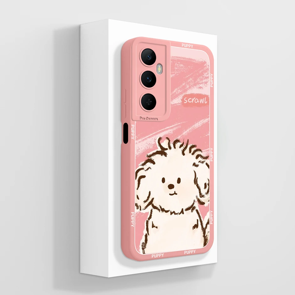 Elegant Oil Painting Flower Silicone Soft Protective Phone Case
