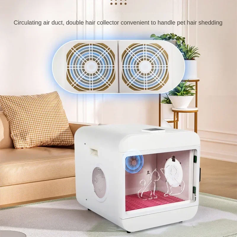 Pet Hair Dryer Silent Household Small Water Blower Blower Box Pet Drying Box Pet Bathing and Drying Cat Dryer Shop Hair Dryer