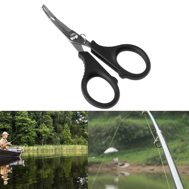 Multifunctional Fishing Braid Line Scissors Shears with Plastic