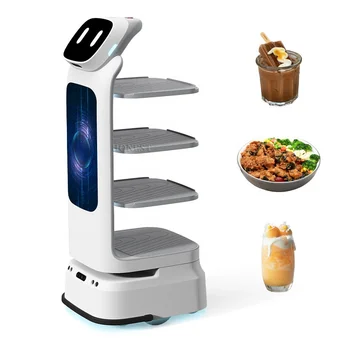 Robot da Ristorante Personalizzato di Ultima Generazione / Robot per Servizio Cibo in Ristorante / Robot per Consegna Cibo