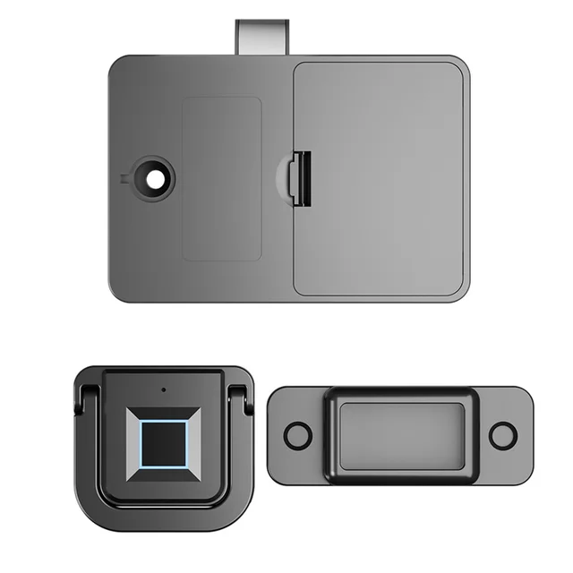 Drawer Password Fingerprint Lock Locker With Lock Drawer Lock Electronic Lock Supply Smart Cabinet Fingerprint Lock Office 5