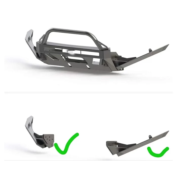 

high quality bumper guards heavy duty pickup Hybrid bumpers with two sides both for Toyota 4runner