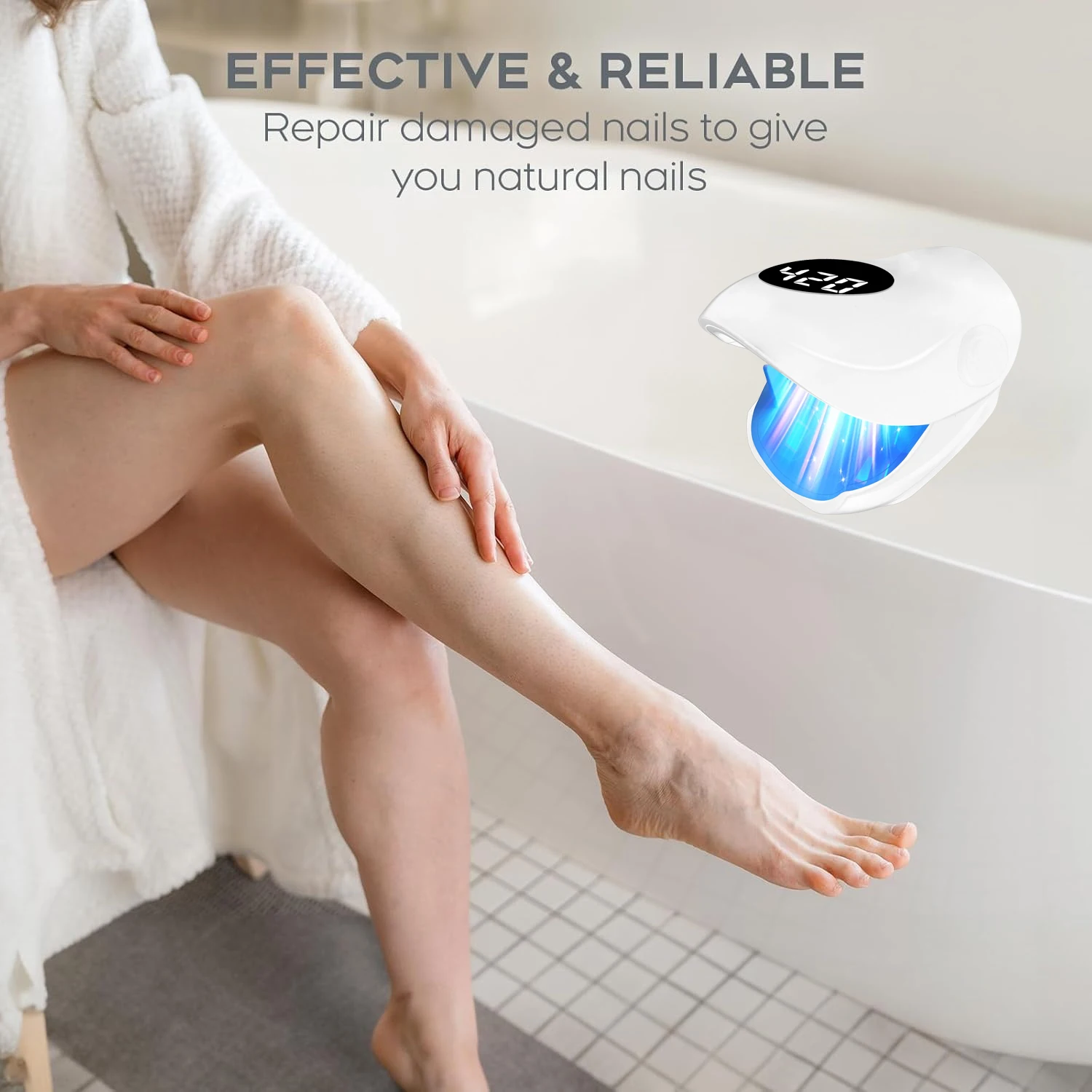 Effectieve nagellaserbehandeling voor schimmelinfecties aan teen- en vingernagels (onychomycose). 500nm 940nm_voghion.com