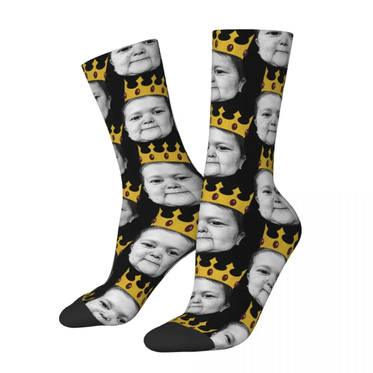 

Autumn Winter Colorful Men's Women's Hasbulla Magomedov Crown Mini Khabib Socks Breathable Skateboard Socks