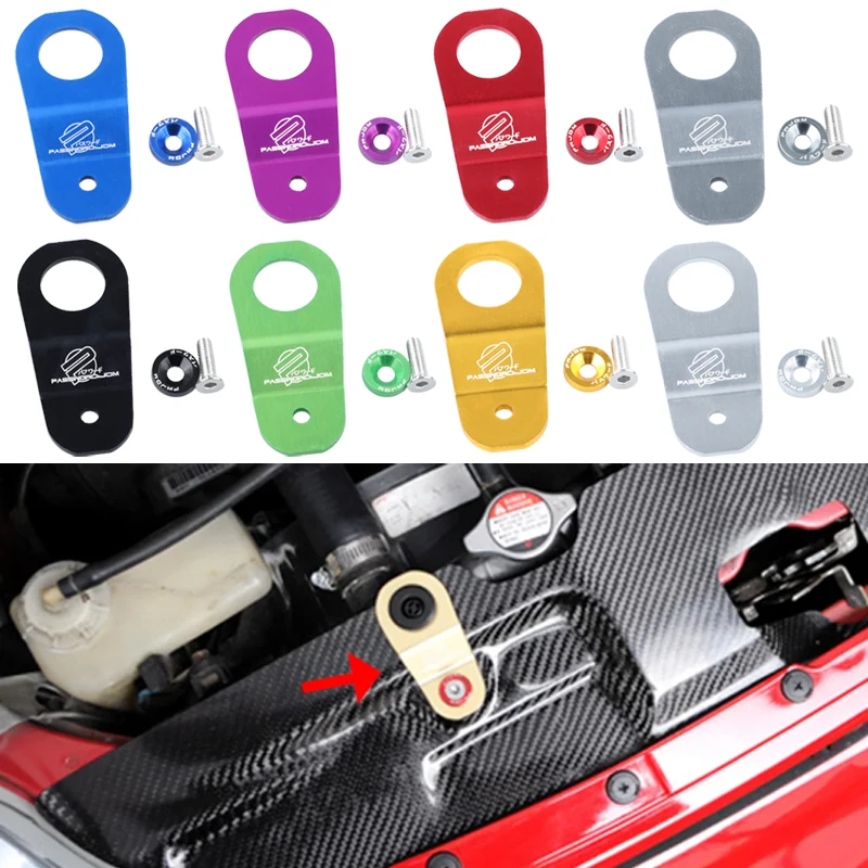 JDM Racing Style Aluminum Radiator Stay Mounting Bracket Washer Kit For Honda civic EK AP DC 96- 00 car radiator bracket