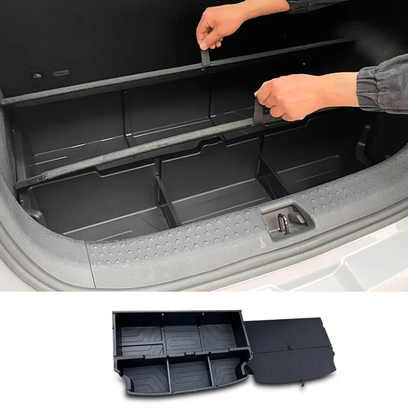 

Car Stowing Tidying Trunk Folding Storage Box Multi-function Box Auto Modificated Accessories For BYD Dolphin 2023-2024