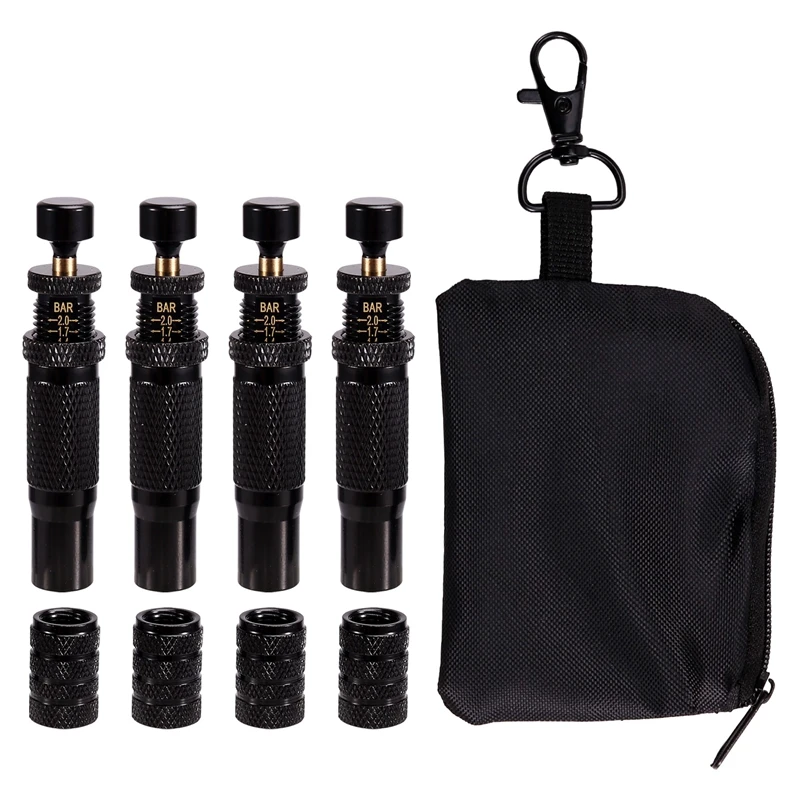 Automatic Tire Deflator 10-30 PSI/0.7-2 BAR Adjustable Tire Deflator Kit Air Down Deflators Offroad Accessories