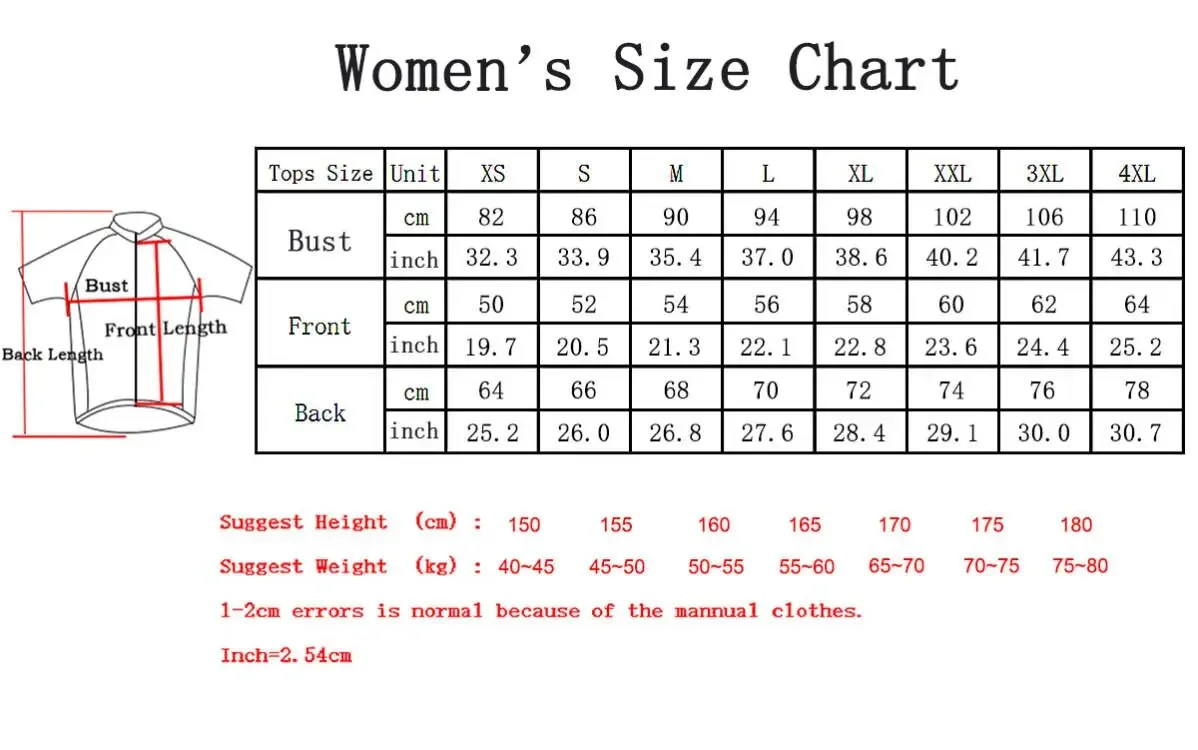 BIEHLER Women's Cycling Jersey Summer Breathable Quick Dry Tops New Pro Cycling Team Bib Short Sleeve