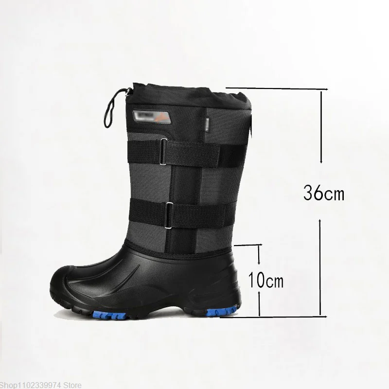 Steel Nails Outdoor Winter Snow Fishing Waders Boots Hunting Boot Fishing Caza Snow Waterproof Shoes Non-slip Camping Boots