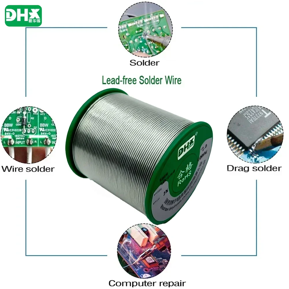 MECHANIC SX-862 60g Double Hole Rosin Core Solder Wire 183℃ Melting Point Solder Flux 1-3% No