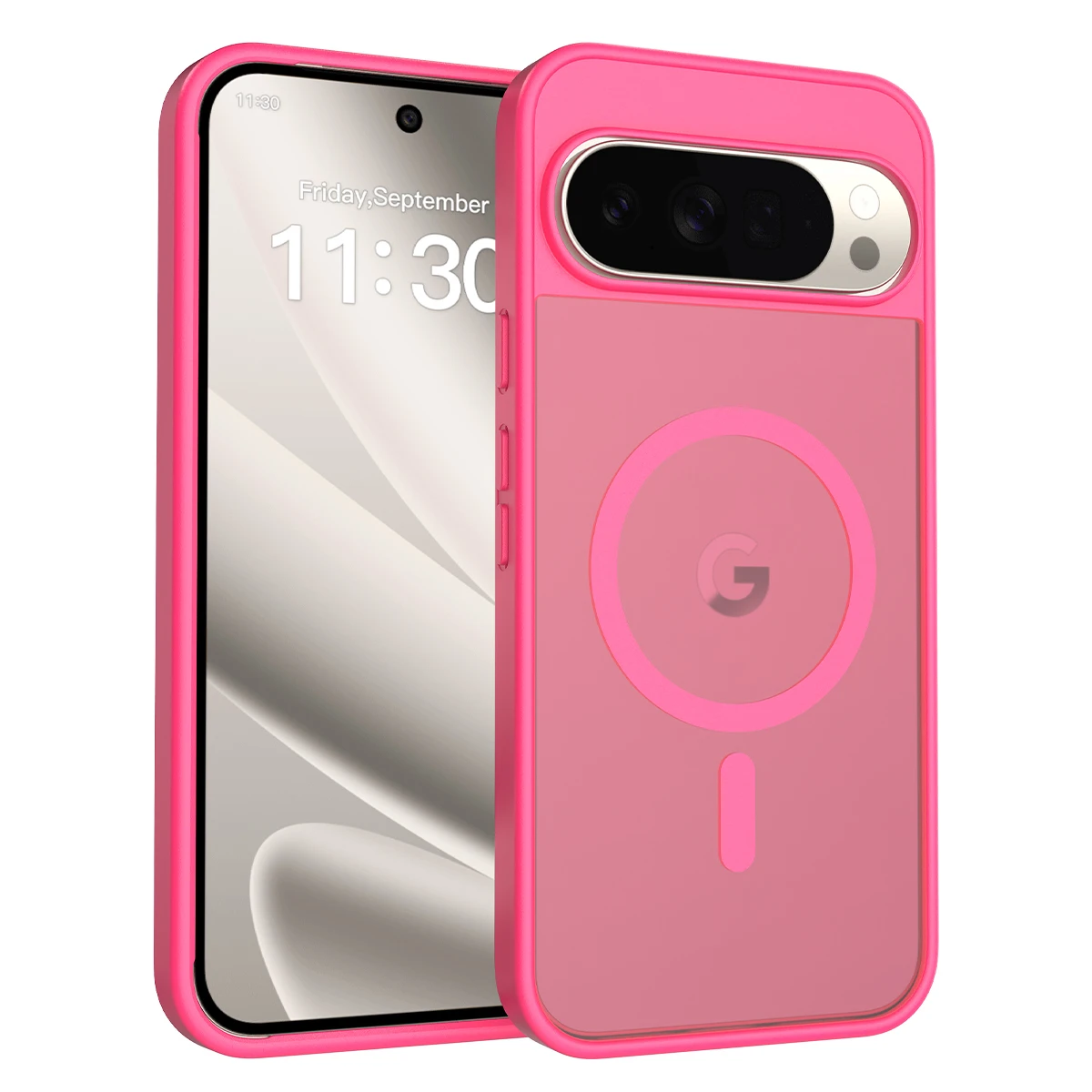Magnetic Frosted Skin-Friendly Acrylic Shockproof Case with MagSafe Compatibility
