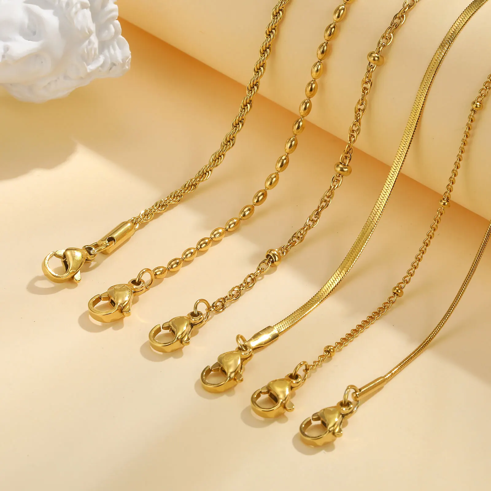 سوار من اللؤلؤ المطاطي مقاس 10 مم للنساء مجوهرات ب...