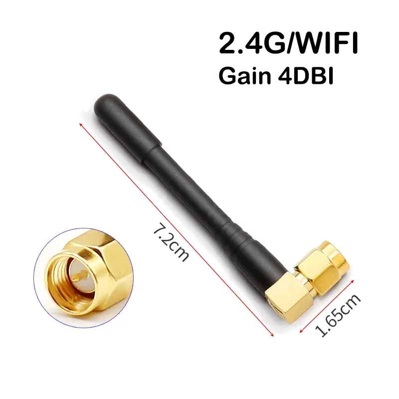 1pcs 2.4G WiFi Antenna Bluetooth ZigBee Signal Booster 4dbi External High Gain A