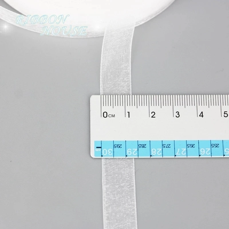 (50 yards/roll) 1/2" (12mm) Organza Ribbon Gift Wrapping Christmas RIbbons DIY Hair Accessories And Garments Jewelry Decoration