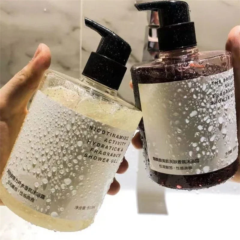 500ML Niacinamide Berlin Girl Shower Gel Perfume Bath Lotion Moisturizing Cleansing Nourishing Body Wash