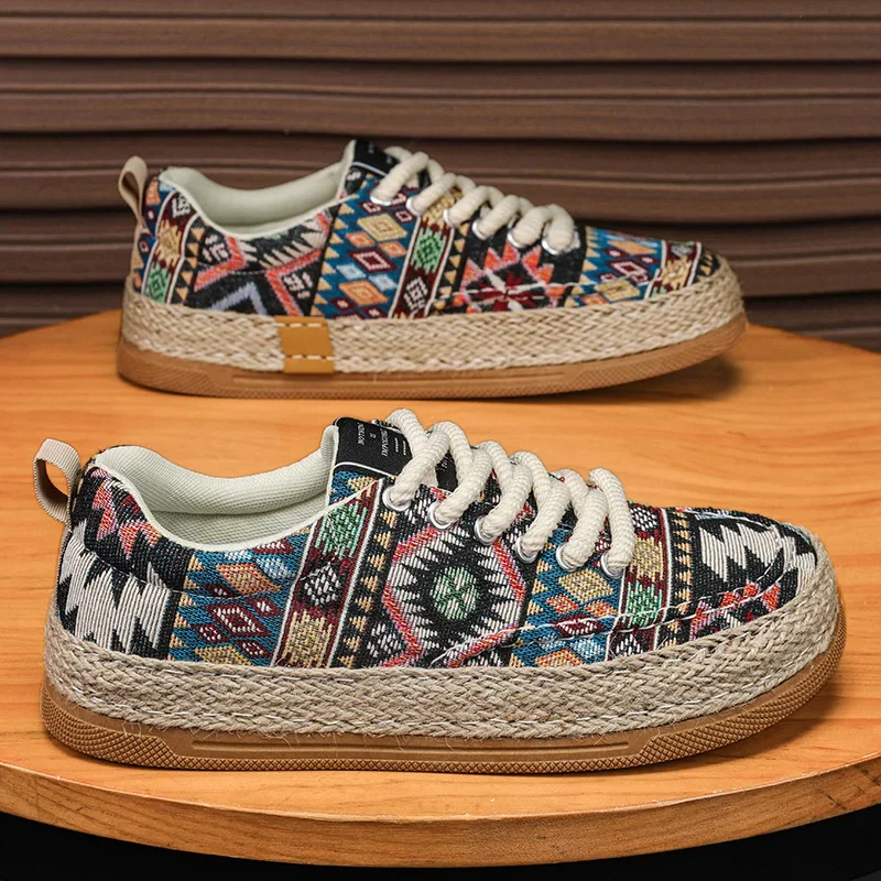New Canvas Sneakers Shoes for Men Summer Espadrilles Men Casual Shoes Man Male Comfortable Walking Sneakers Men's Shoes 3